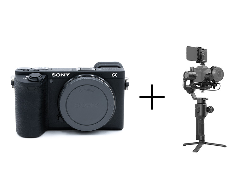 DJI ジンバル×SONY 映像制作デビューセット(レンズ別) Ronin-SC Pro + α6500