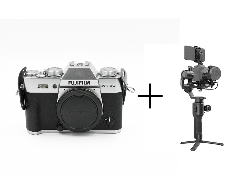 DJI ジンバル×FUJIFILM 映像制作デビューセット(レンズ別) Ronin-SC Pro + X-T30