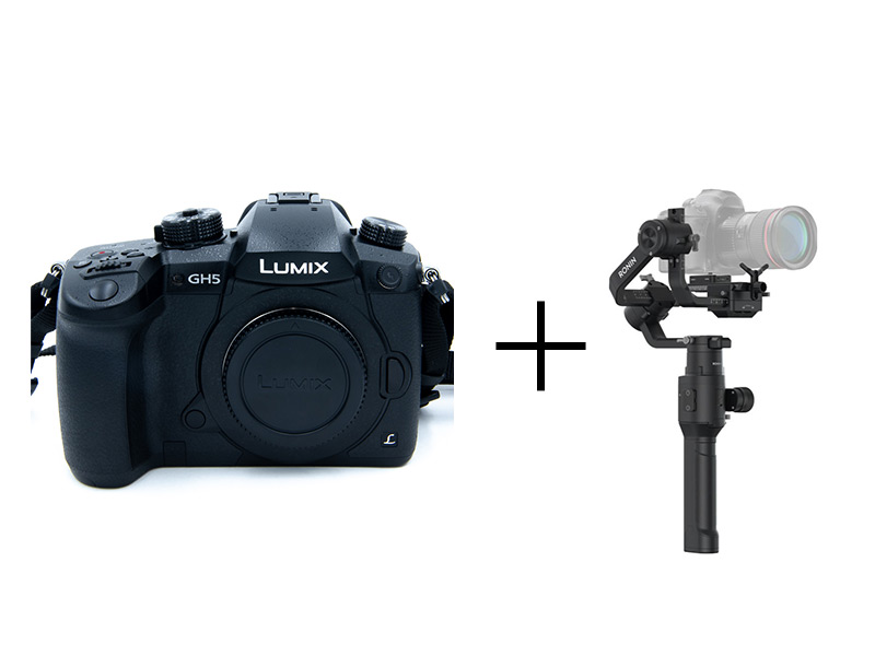 DJI ジンバル×Panasonic 映像制作セット(レンズ別) Ronin-S + LUMIX DC-GH5