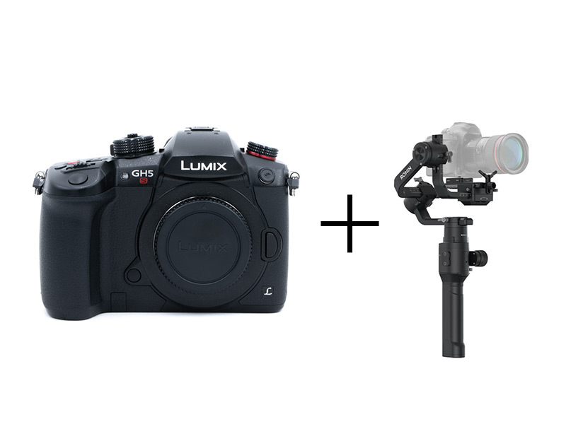 DJI ジンバル×Panasonic 映像制作プロセット(レンズ別) Ronin-S + LUMIX DC-GH5S