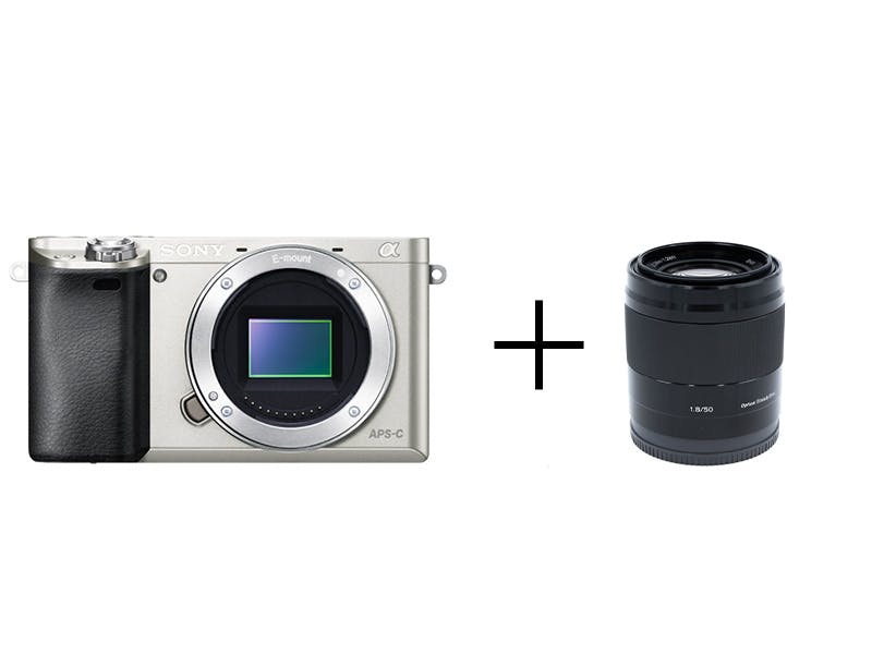 SONY 背景ボケかんたん撮影セット[シルバー×ブラック] α6000 + 50mm F1.8