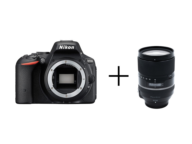 Nikon 手ブレ補正&18倍ズームレンズ付き本格仕様一眼レフセット D5500 +16-300mm