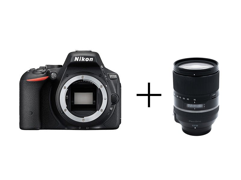 Nikon 手ブレ補正&18倍ズームレンズ付き本格仕様一眼レフセット D5500 +16-300mm