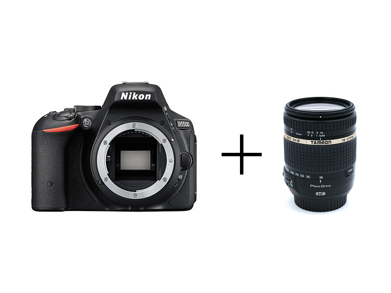 Nikon 手ブレ補正&15倍ズームレンズ付き本格仕様一眼レフセット D5500 +18-270mm