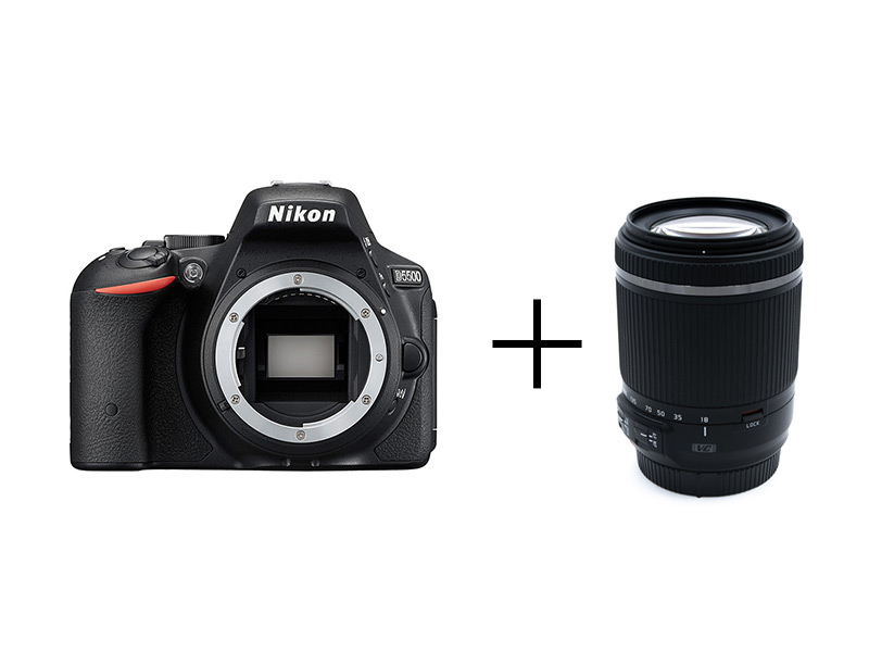 Nikon 軽量10倍ズームレンズ付き本格仕様一眼レフセット D5500 +18-200mm