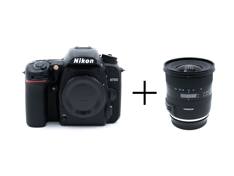 Nikon チルト液晶で上から料理撮影 DX最新一眼レフ×広角レンズセット D7500 + 10-24mm