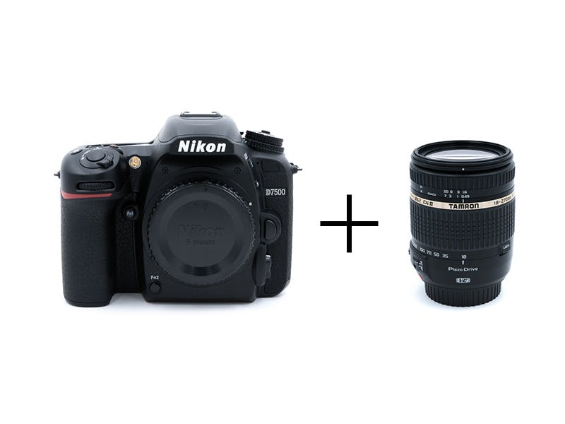 Nikon Bluetoothスマホ画像転送対応 DX最新一眼レフ×15倍ズームレンズセット D7500 + 18-270mm