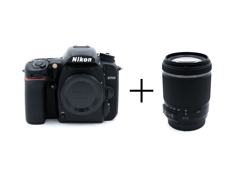 Nikon タッチパネル対応 DX最新一眼レフ×軽量ズームレンズセット D7500 + 18-200mm