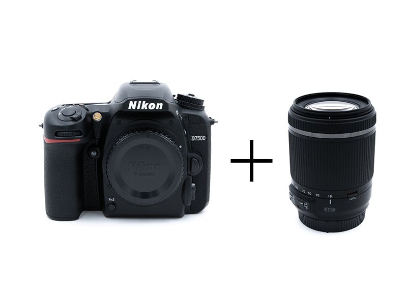 Nikon タッチパネル対応 DX最新一眼レフ×軽量ズームレンズセット D7500 + 18-200mm