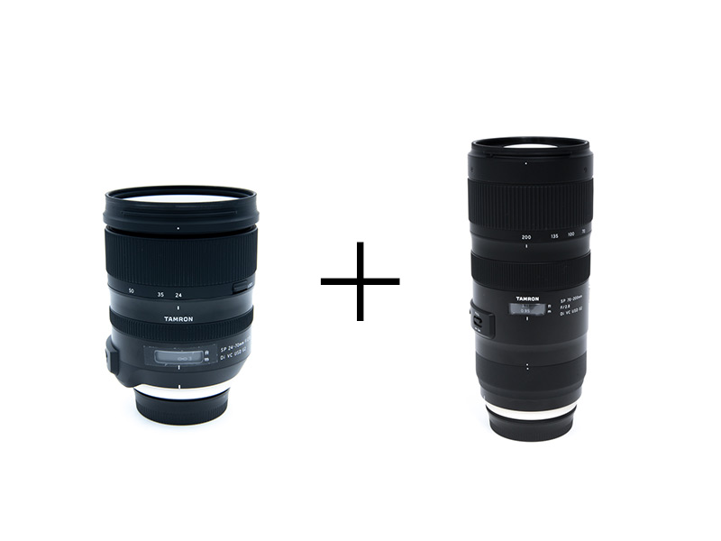 TAMRON SPシリーズ大三元F2.8レンズセット 24-70mm F2.8 + SP 70-200mm F2.8 [NikonFマウント]