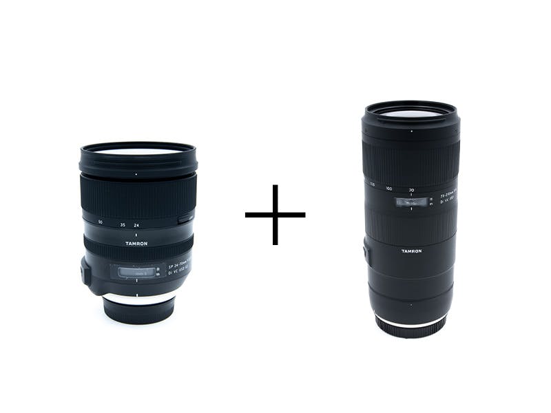 TAMRON SPシリーズ便利ズームレンズセット 24-70mm F2.8 + 70-210mm F4 [NikonFマウント]