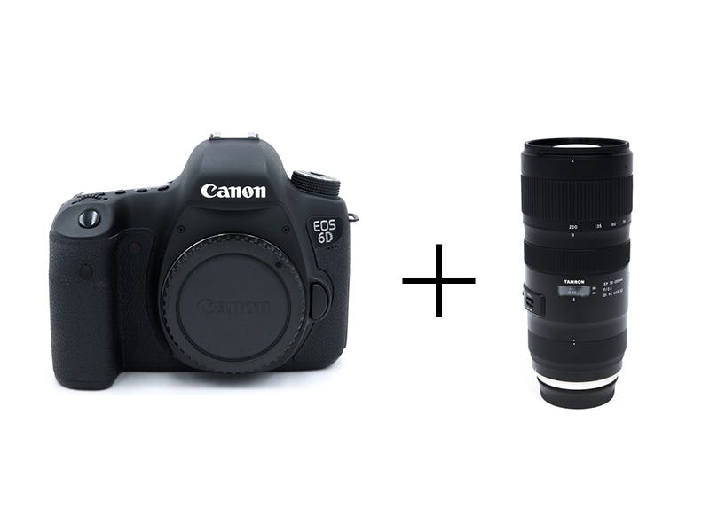Canon フルサイズ一眼×TAMRON大三元望遠ズームセット EOS 6D + SP 70-200mm F2.8