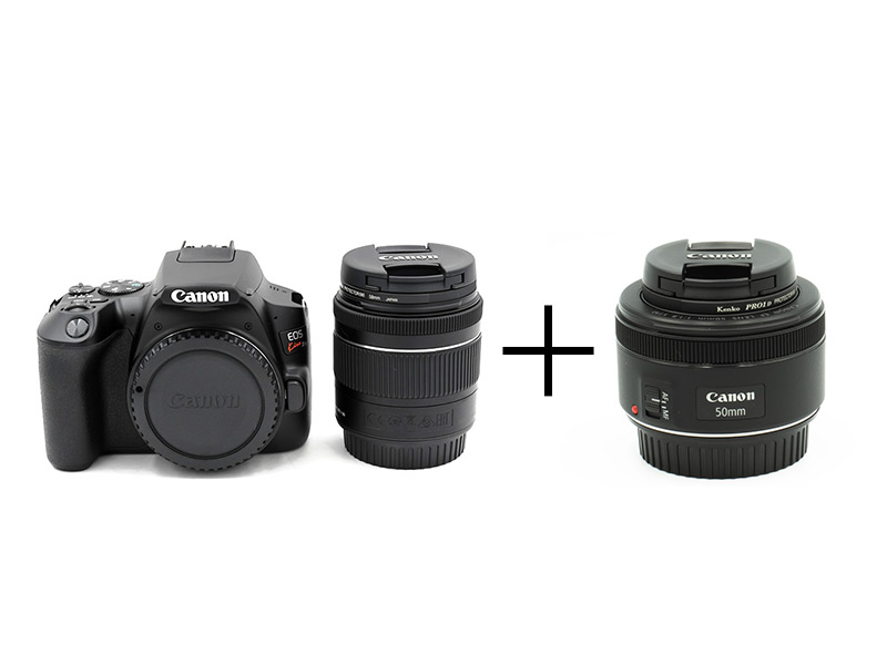 Canon カメラ女子一眼デビューセット EOS Kiss X10 + EF-S18-55mm + 単焦点 50mm F1.8