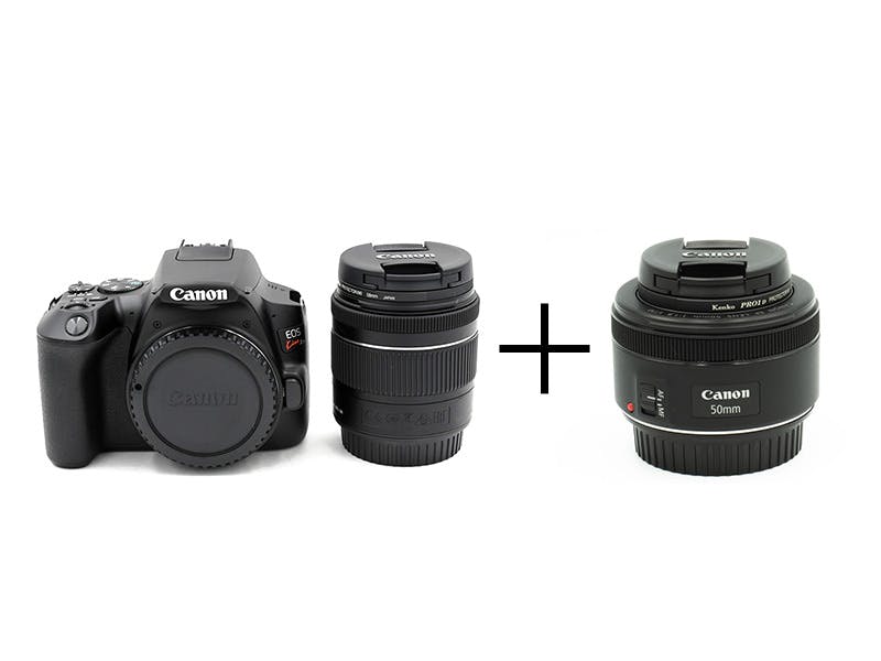 Canon カメラ女子一眼デビューセット EOS Kiss X10 + EF-S18-55mm + 単焦点 50mm F1.8