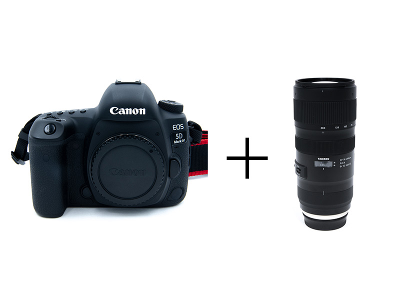 Canon フラッグシップフルサイズ×TAMRON大三元望遠ズームセット EOS 5D Mark IV + SP 70-200mm F2.8 G2
