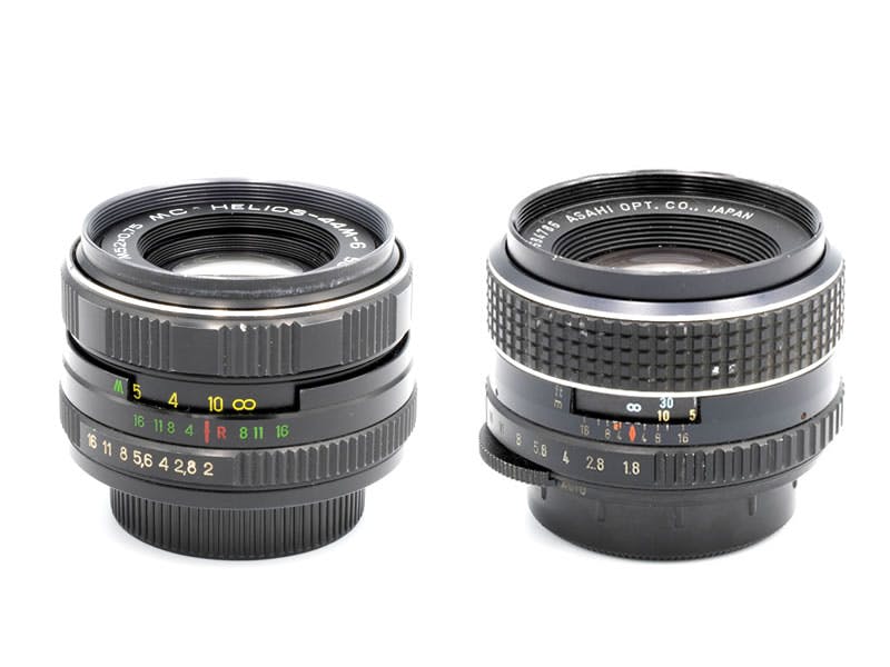 【2本セット】Helios 44M 58mm F2＋SMC TAKUMAR 55mm F1.8