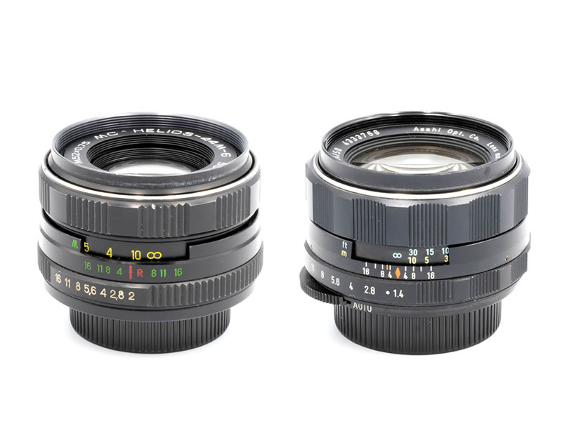 【2本セット】Helios 44M 58mm F2＋SMC TAKUMAR 50mm F1.4